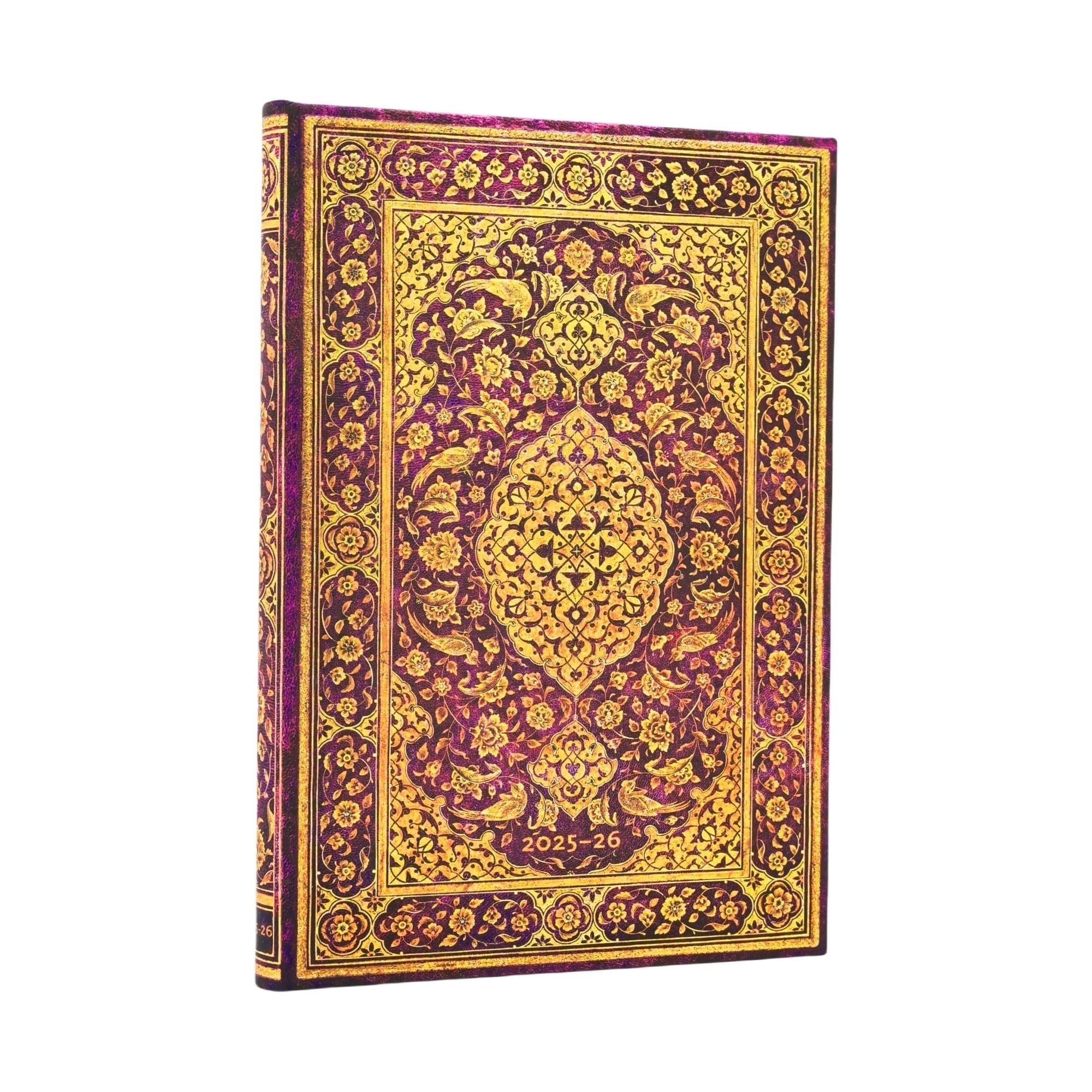 2026 The Orchard (Persian Poetry) Midi 18-month Horizontal Hardcover Flexi Dayplanner 2025-2026 (Elastic Band Closure): Kalendarz 18-miesięczny