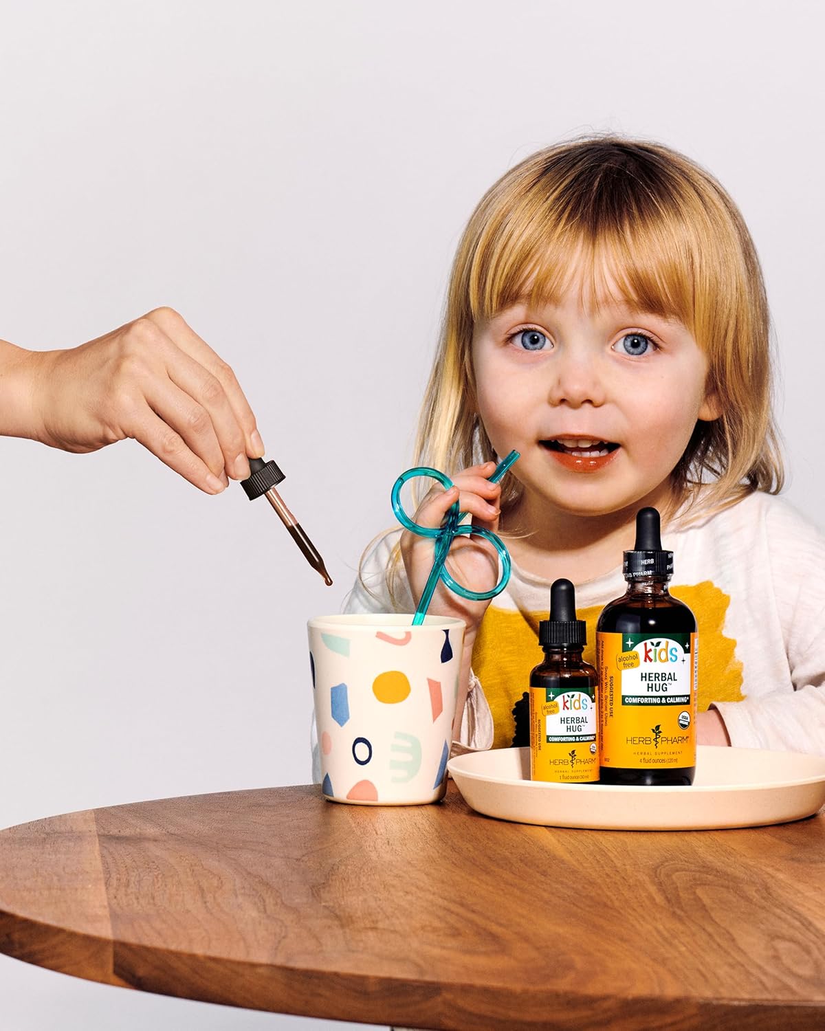 Herb Pharm Organic Kids Herbal Hug: Nervous System Support with Skullcap, Passionflower, Mullein & Oat Seed | Fast-Absorbing & Alcohol-Free, Kid-Friendly Taste, Extract for Kids, 1 oz* - Image 3