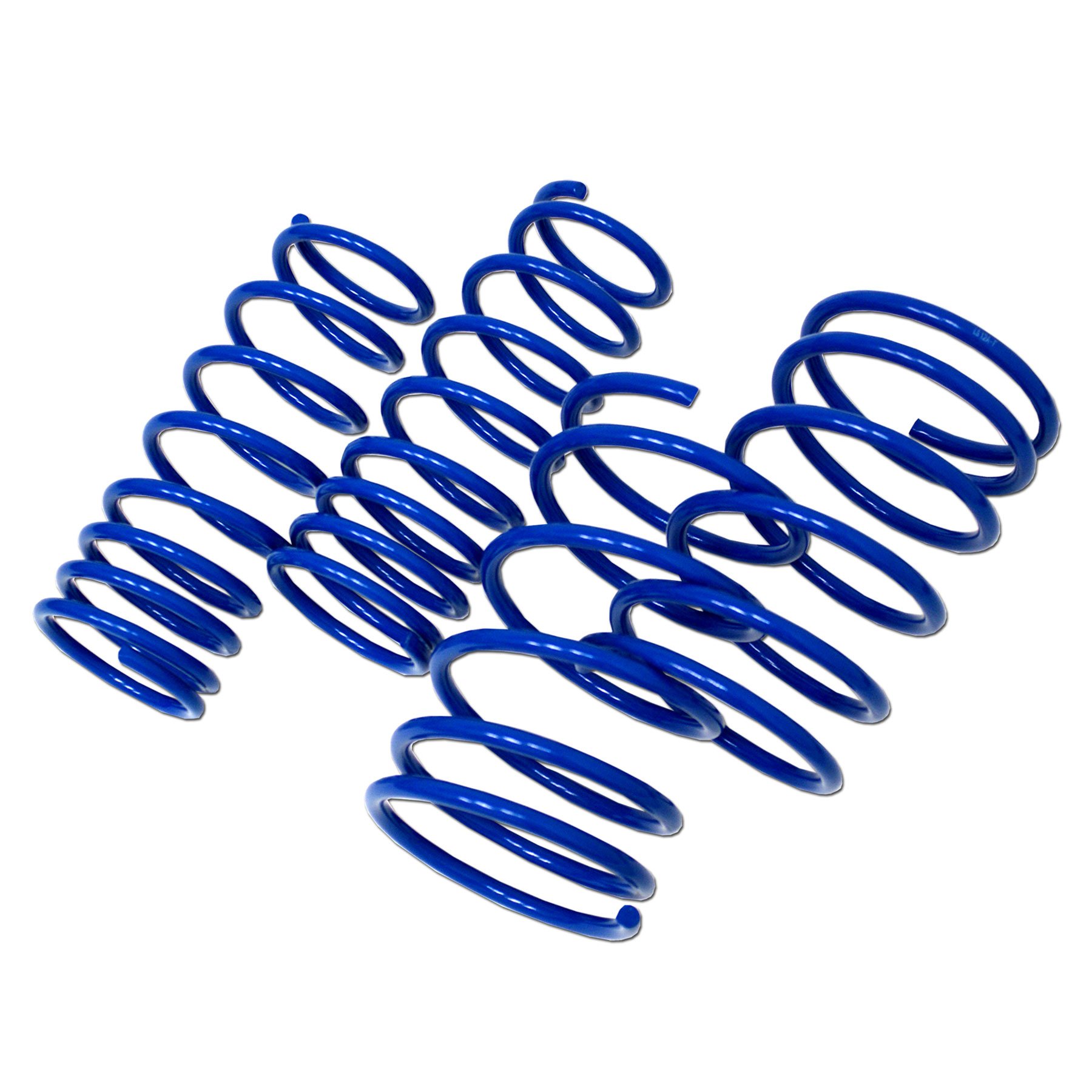 TuningPros LS-067v4-B Lowering Springs Kit Blue Set of 4