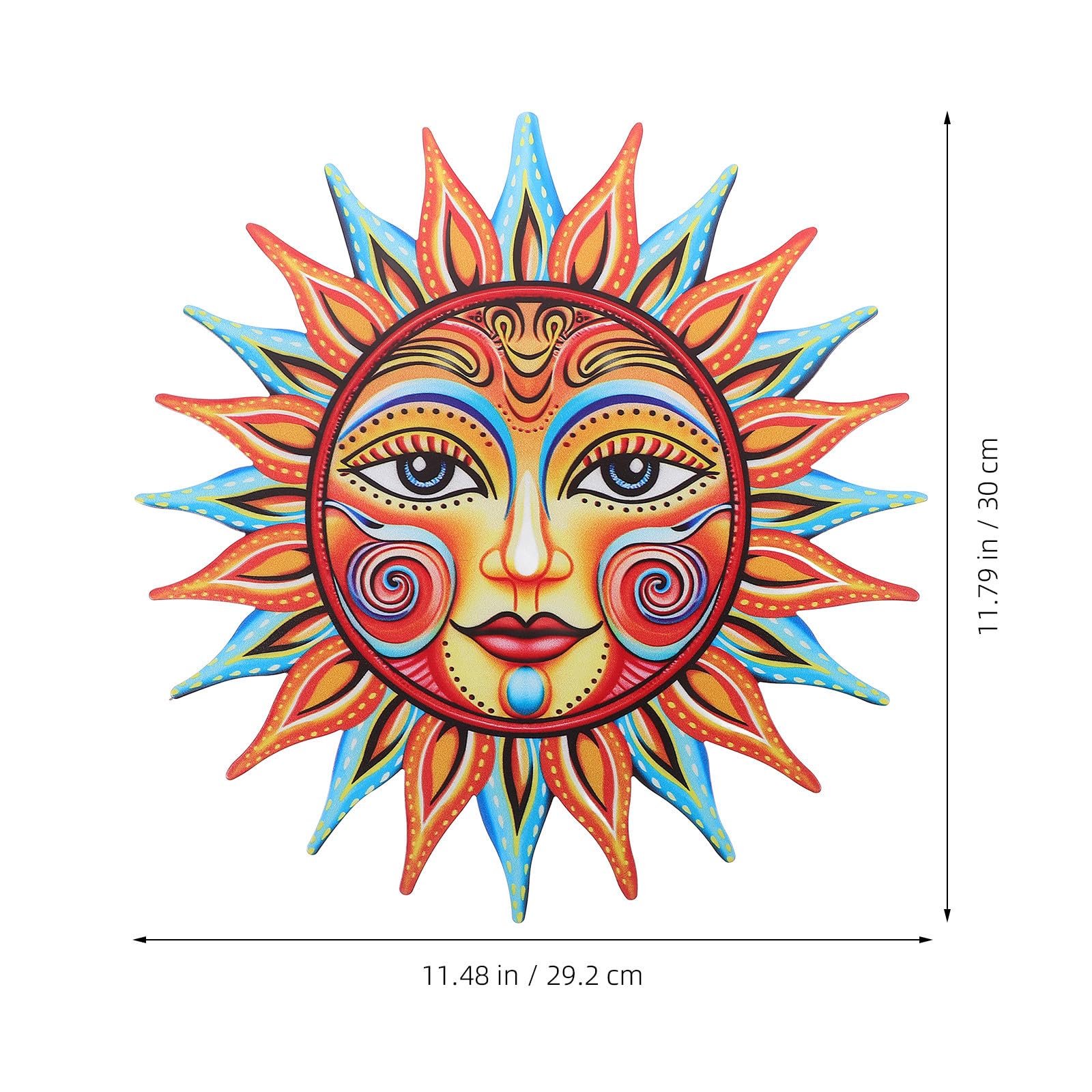 Didiseaon 3 Piezas Decoración Colgante de Sol en Hierro para Pared