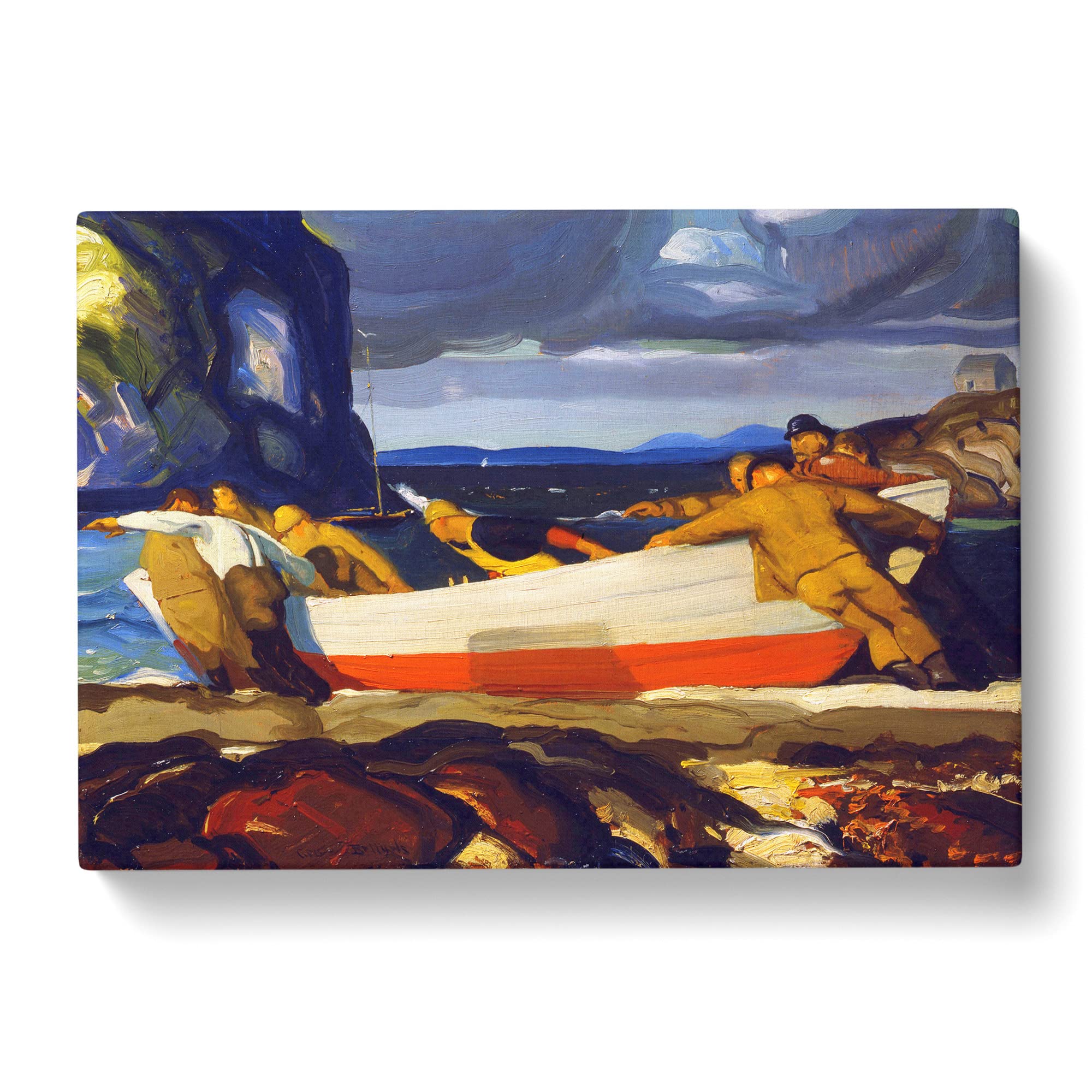 The Big Dory By George Bellows Canvas Print, Mixed, 25L x 50W cm - Image 3