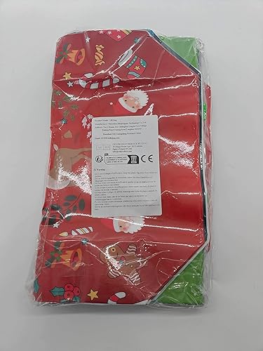 Miniatura 8 de AhfuLife 12 bolsas de regalo de Navidad extra grandes, 15.7 x 14.2 x 5.9 pulgadas, bolsas de Navidad con asas, bolsas de compras de Navidad