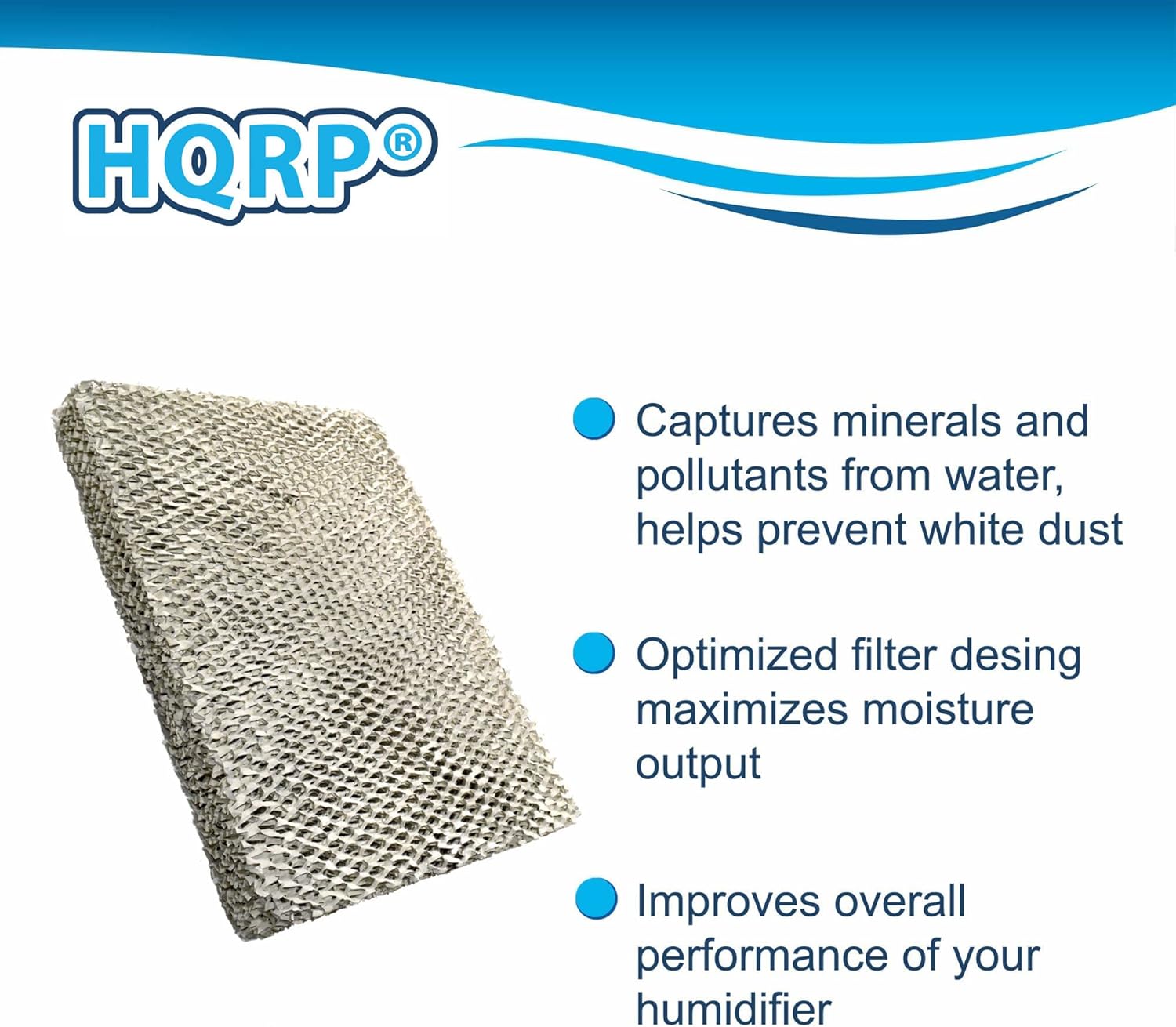 HQRP Wick Filter features: captures minerals, optimizes design