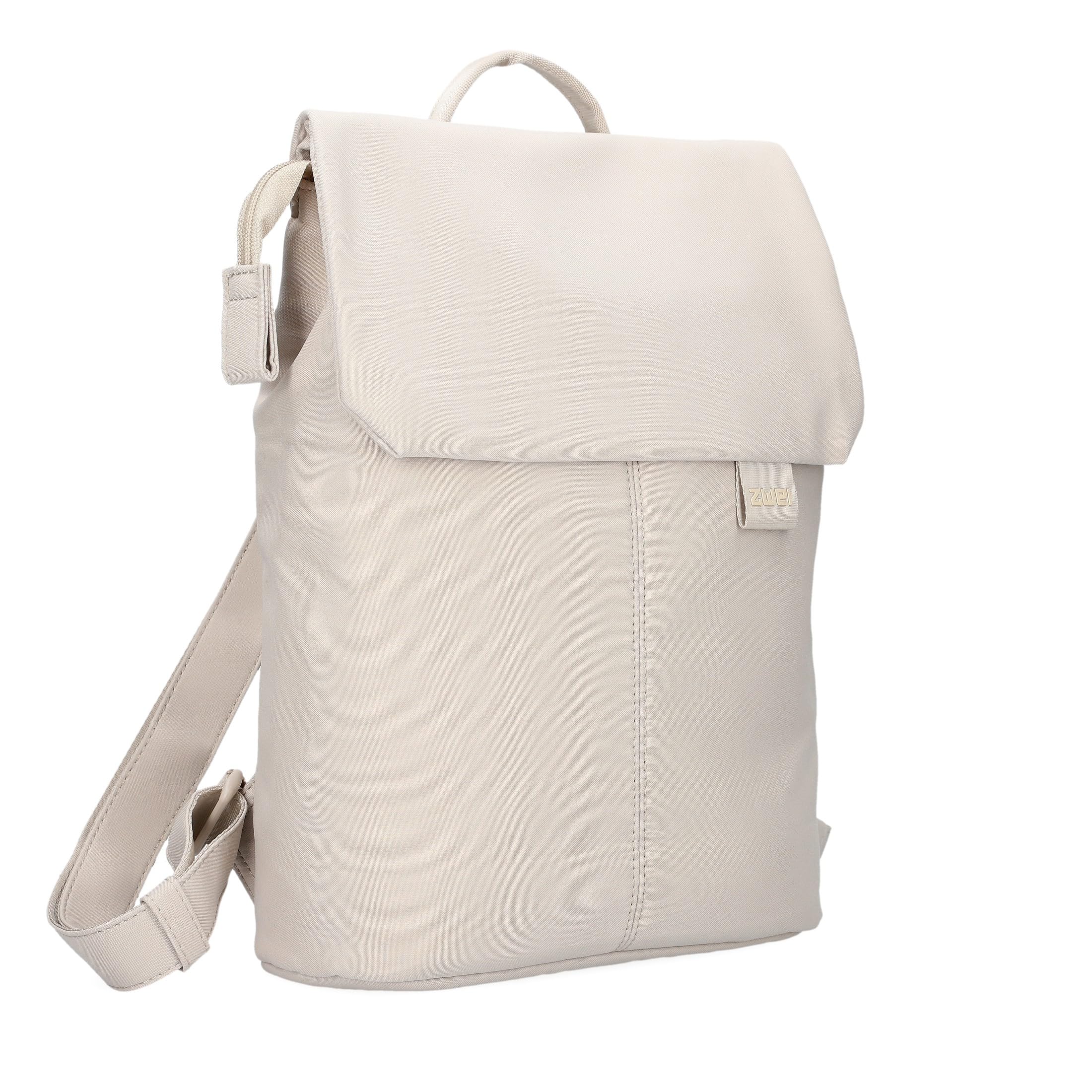 Zwei MADEMOISELLE.TEX MRTX13 Damen Rucksack, 7 L City-Rucksack mit Reißverschlussfach & gepolstertem Tabletfach, Verschlussklappe mit Magneten