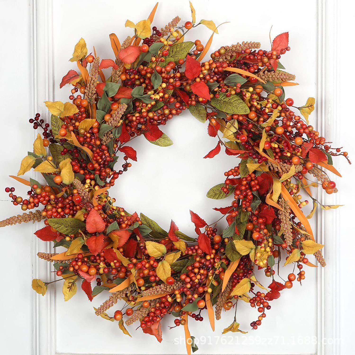 Autumn Harvest Multi Leaves/Berry Artificial Thanksgiving