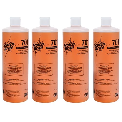 Scotch-Brite - Limpieza de planchas líquido de limpieza rápida 701 4 cuartos de galón resistente se limpia en 3-5 minutos para hornear en alimentos