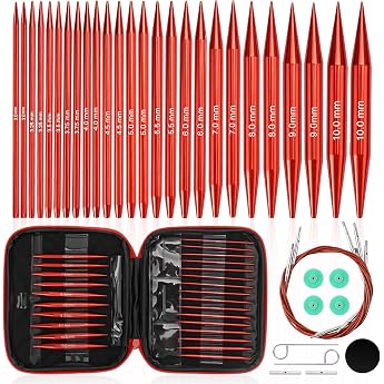 Circular Knitting Needles Set Interchangeable Knitting Needles Set 40 cm/60