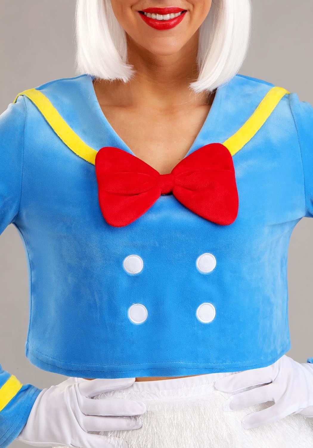Disney Donald Duck Costume for Women with Shirt, Skirt, Hat, Tights & Gloves for Halloween - Officially Licensed