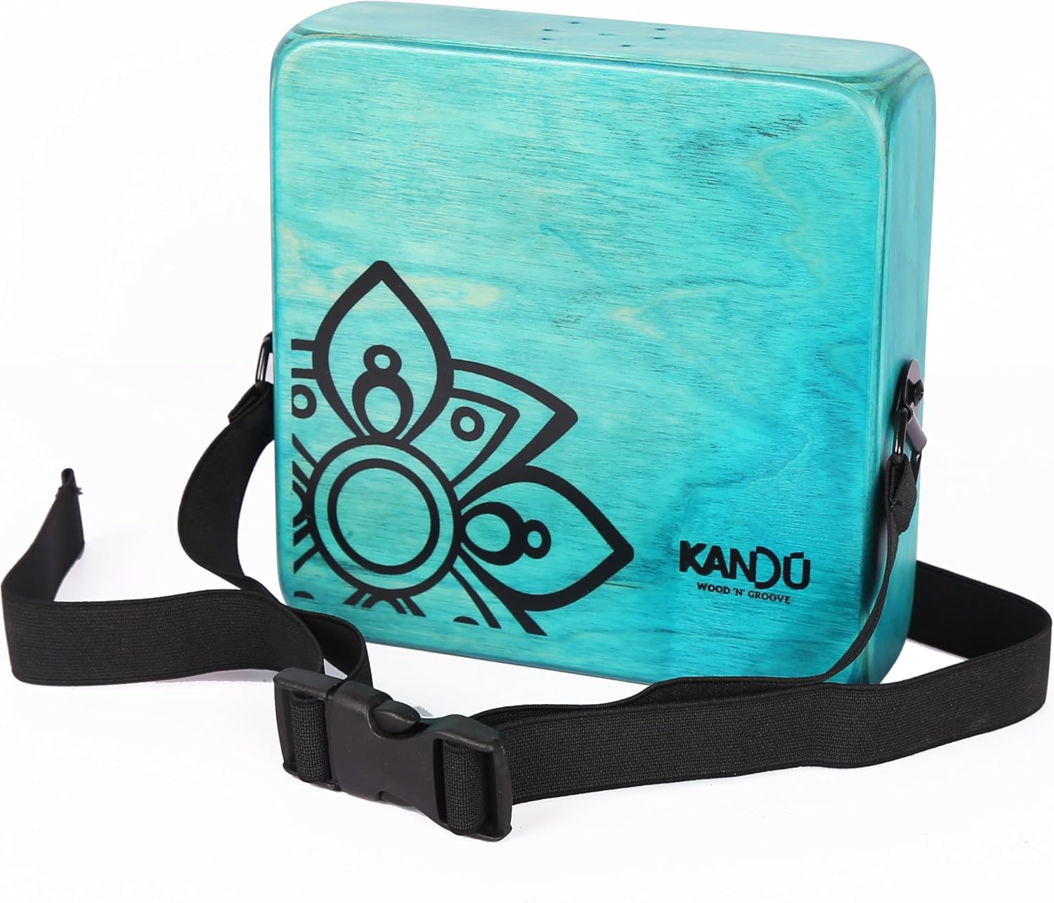 The Kandu Mashbox - is the first-ever wearable drum shaker,small Cajon designed to meet the needs of every percussionist (Blue)