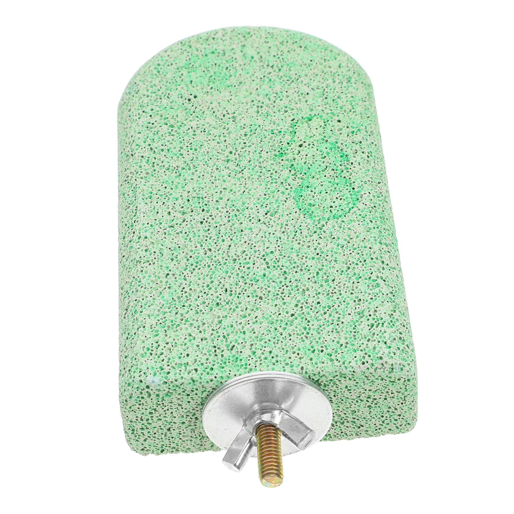 VILLFUL Parrot Perch Stand with Bird Beak Grinding Stone and Chew Toy, Multifunctional Calcium Stone Platform with Hanging Ring, Suitable for Parakeets and Hamsters in Bird Cages
