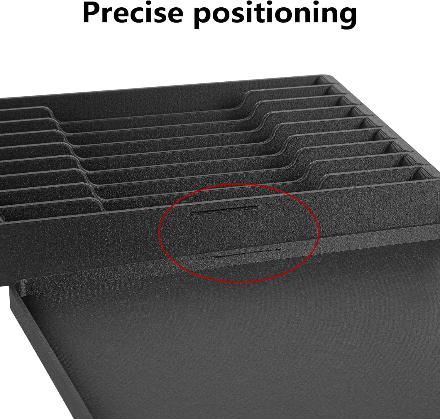Whetstone Case compatible with Ruixin | 6"x1" Knife Sharpening Stone Organizer | 9-Piece Holder compatible with Ruixin-Style Sets | Universal Stone Storage/Holder