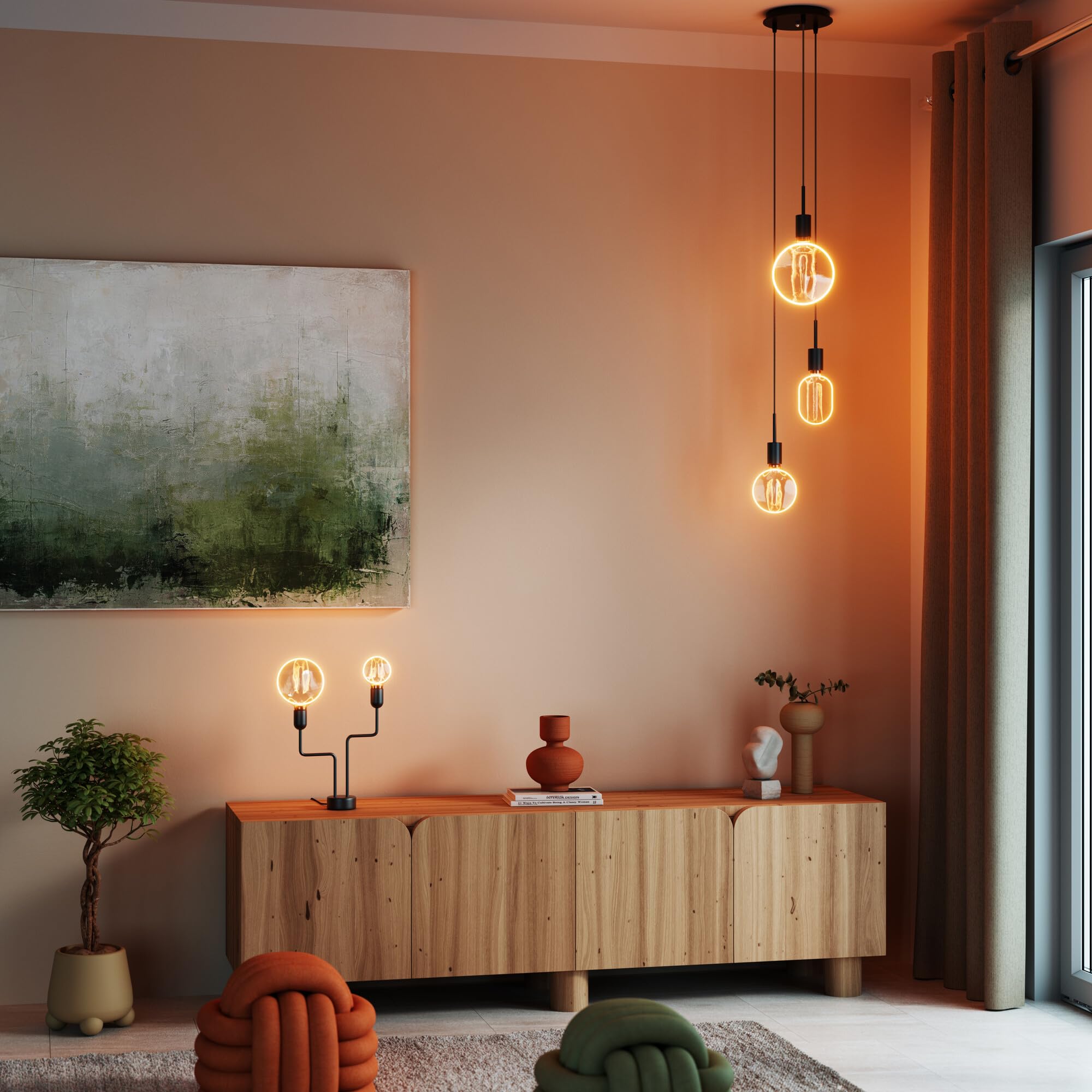 Image secondaire de Ampoule LED Vintage Osram Globe 130 Filament O Dimmable 4W 1800K