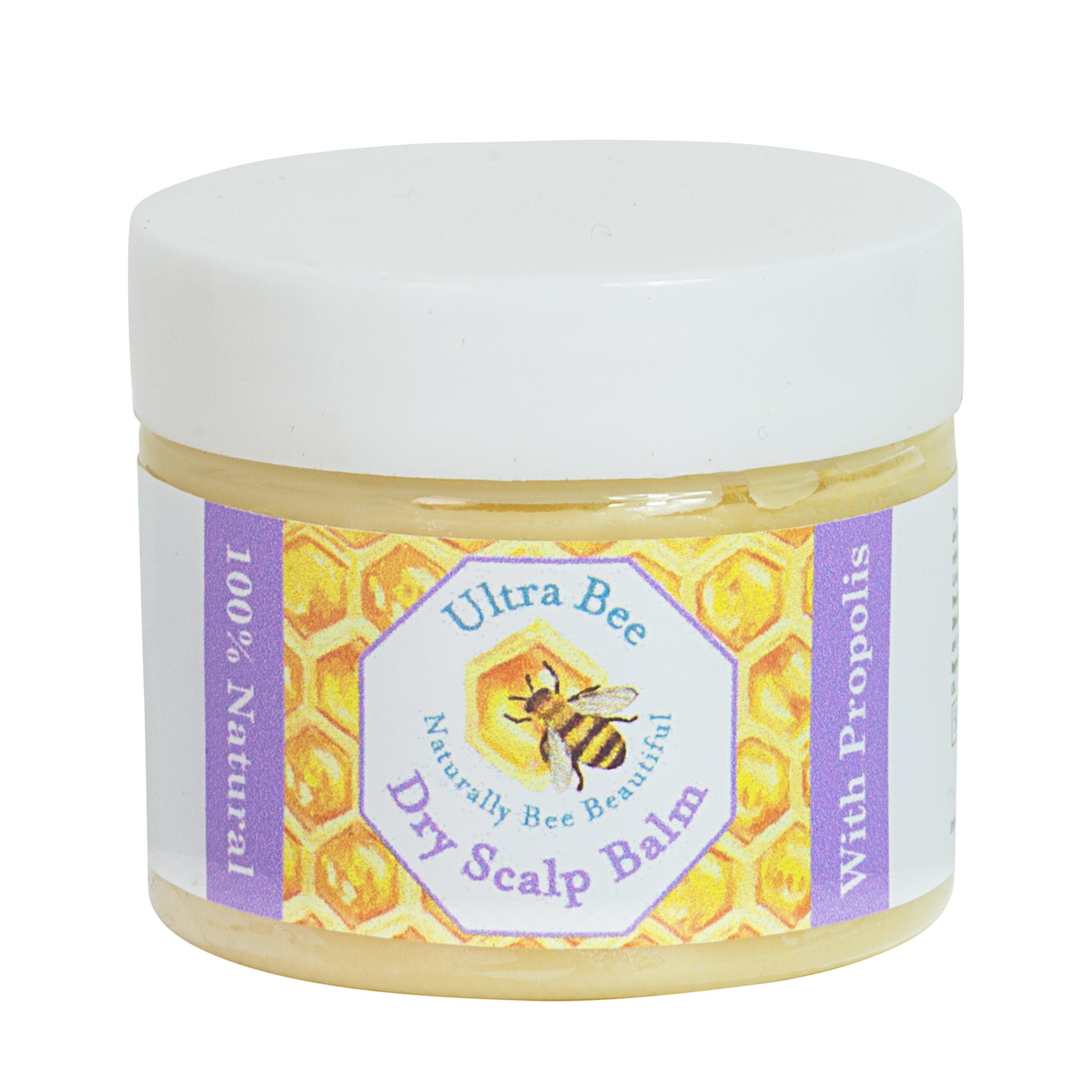 Naturally Bee Beautiful 100% Natural Dry Flaky Scalp Balm with Honey and Propolis 50ml