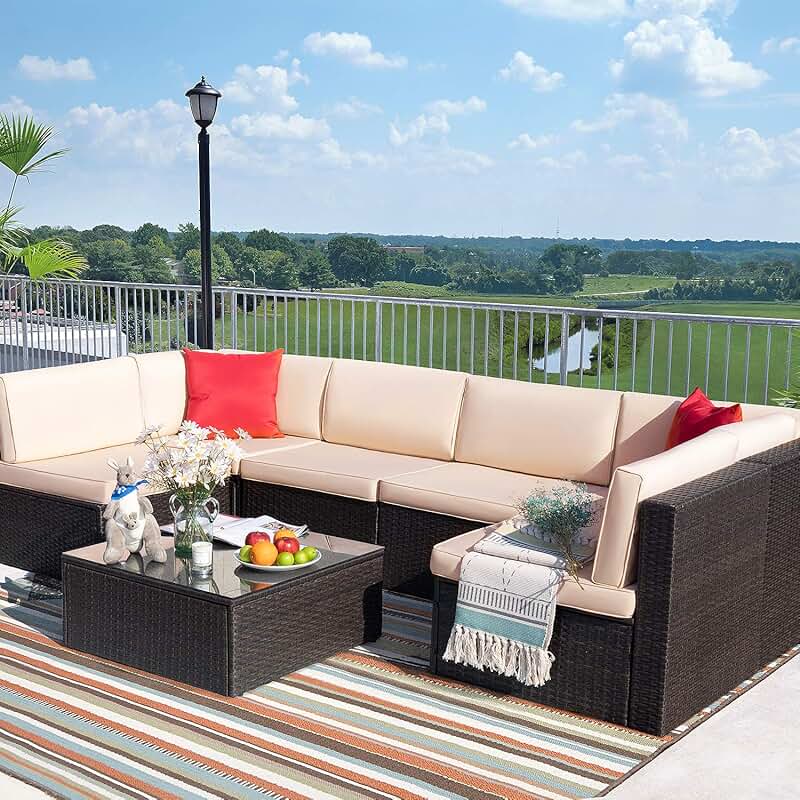 Best Outdoor Sectional Amazon at Desiree Ellison blog