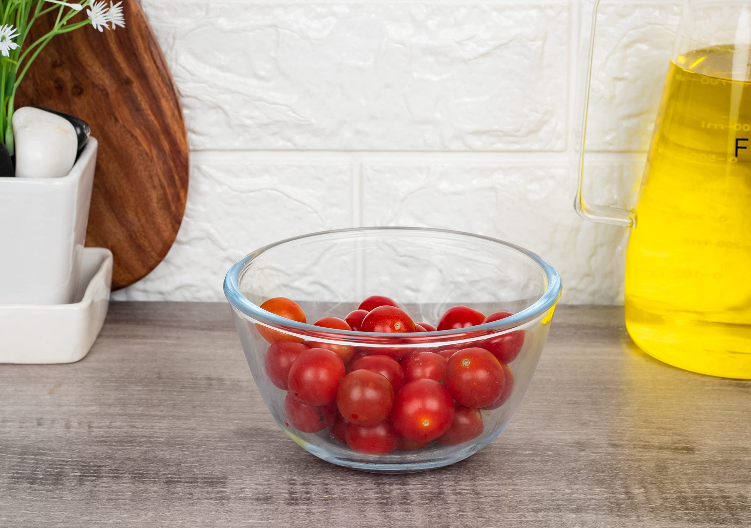Femora Borosilicate Glass Microwave Safe All-Purpose Mixing Bowl,400 ML, Set of 2 (B07VMYHW67) Amazon Price History, Amazon Price Tracker