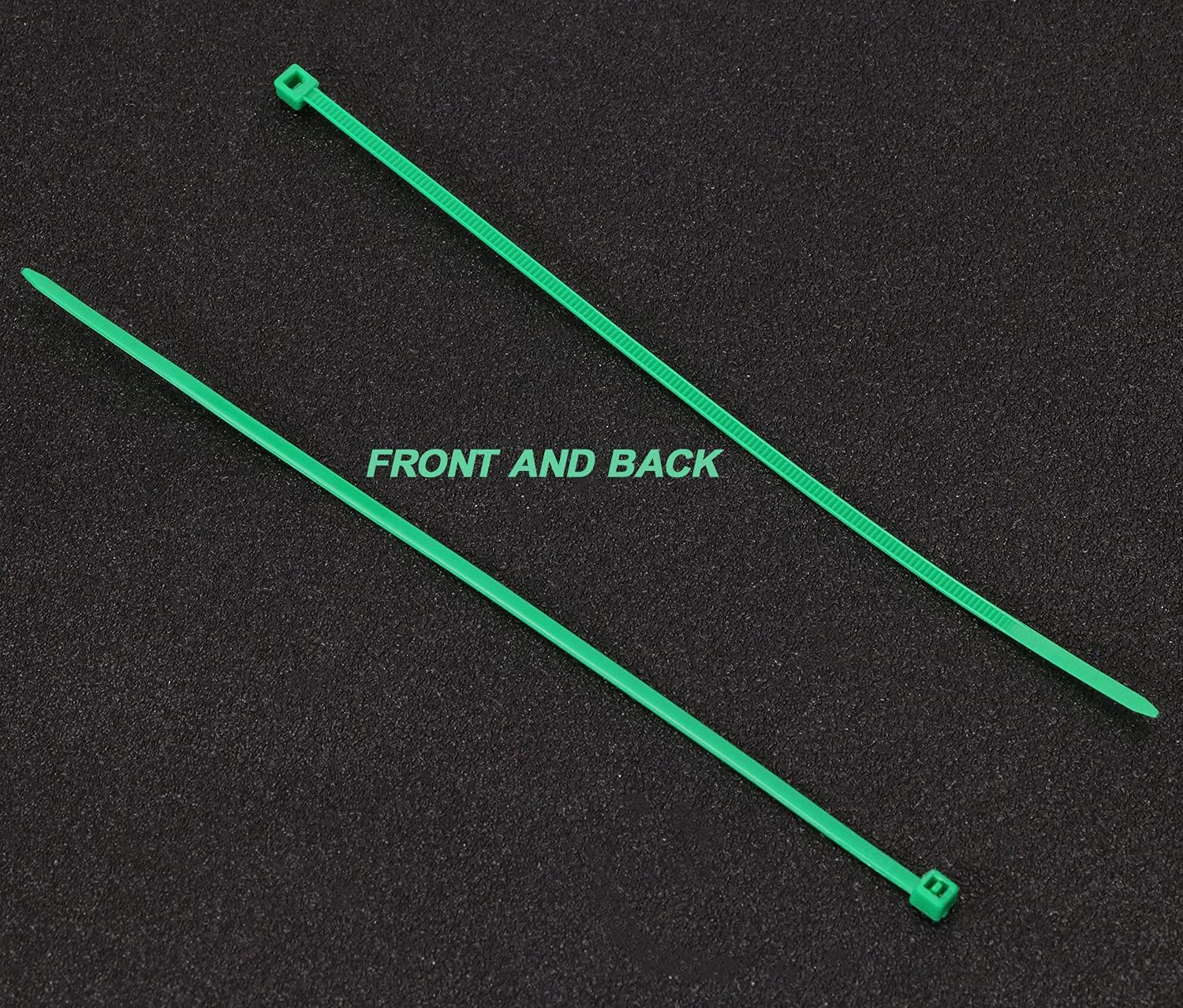 Mini Skater 140pcs 6" Multi-Color Multi-Purpose Nylon Zip Ties (7 Colors)