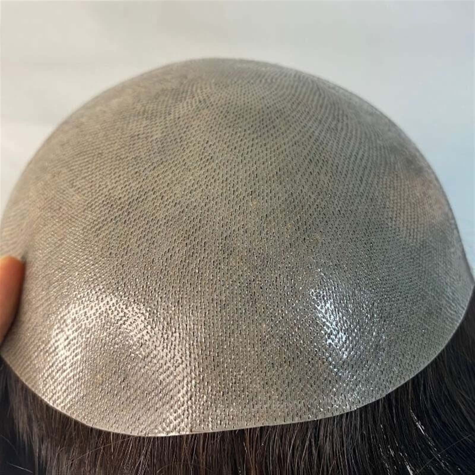 Tupet dla mężczyzn, prawdziwe włosy, proste peruki męskie, 15,2 cm, system zastępczy z prawdziwych włosów, cienka skóra, 0,12 – 0,14 mm, na bazie poliuretanu, trwały system wymiany włosów dla mężczyzn