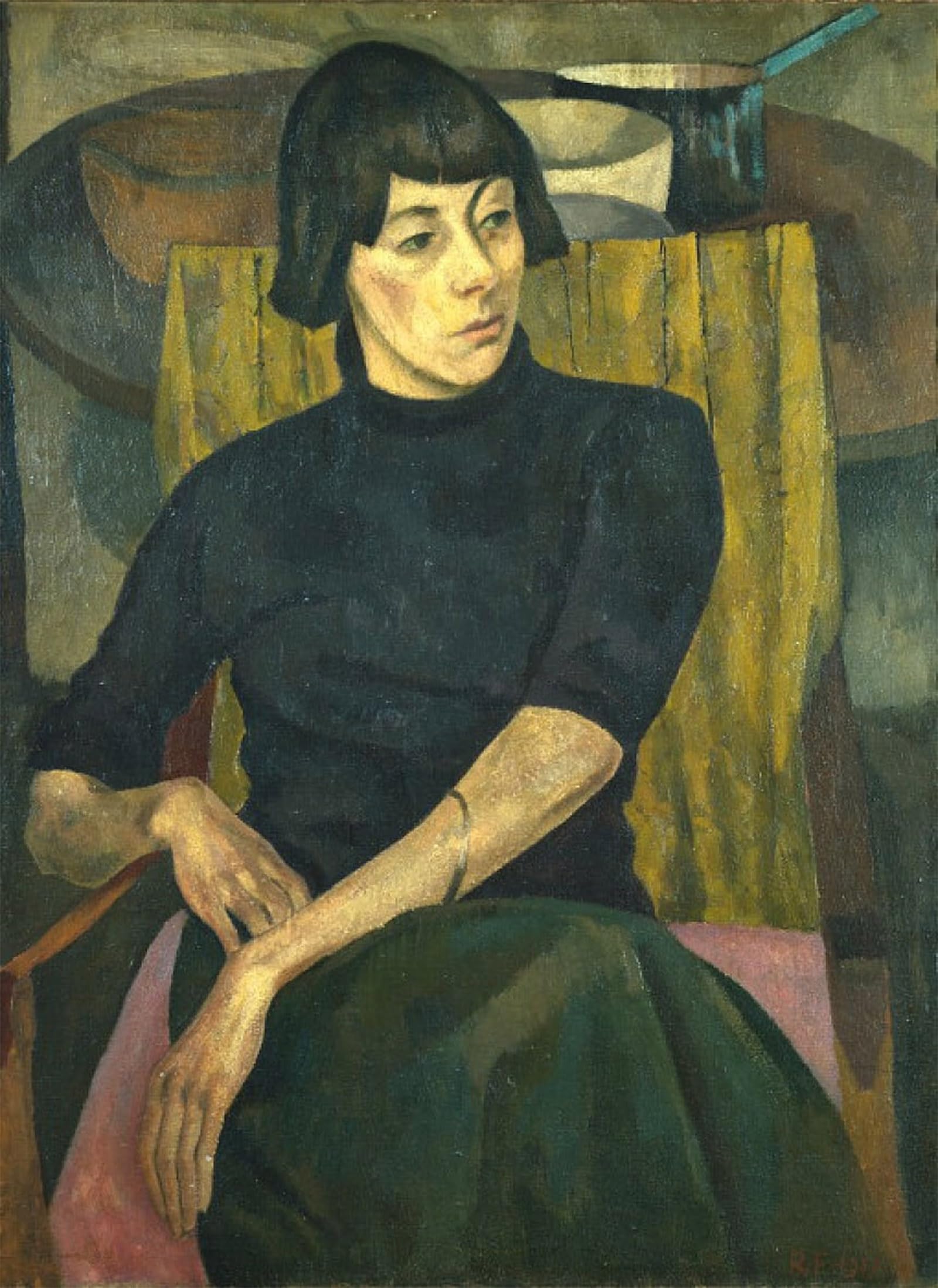 Serendipitp No Frame Aesthetic Poster Photo Wall Print Retro Picture Portrait Of Nina Hamnett By Roger Eliot Fry Modern Wall Artwork For Home Decor 60X90cm