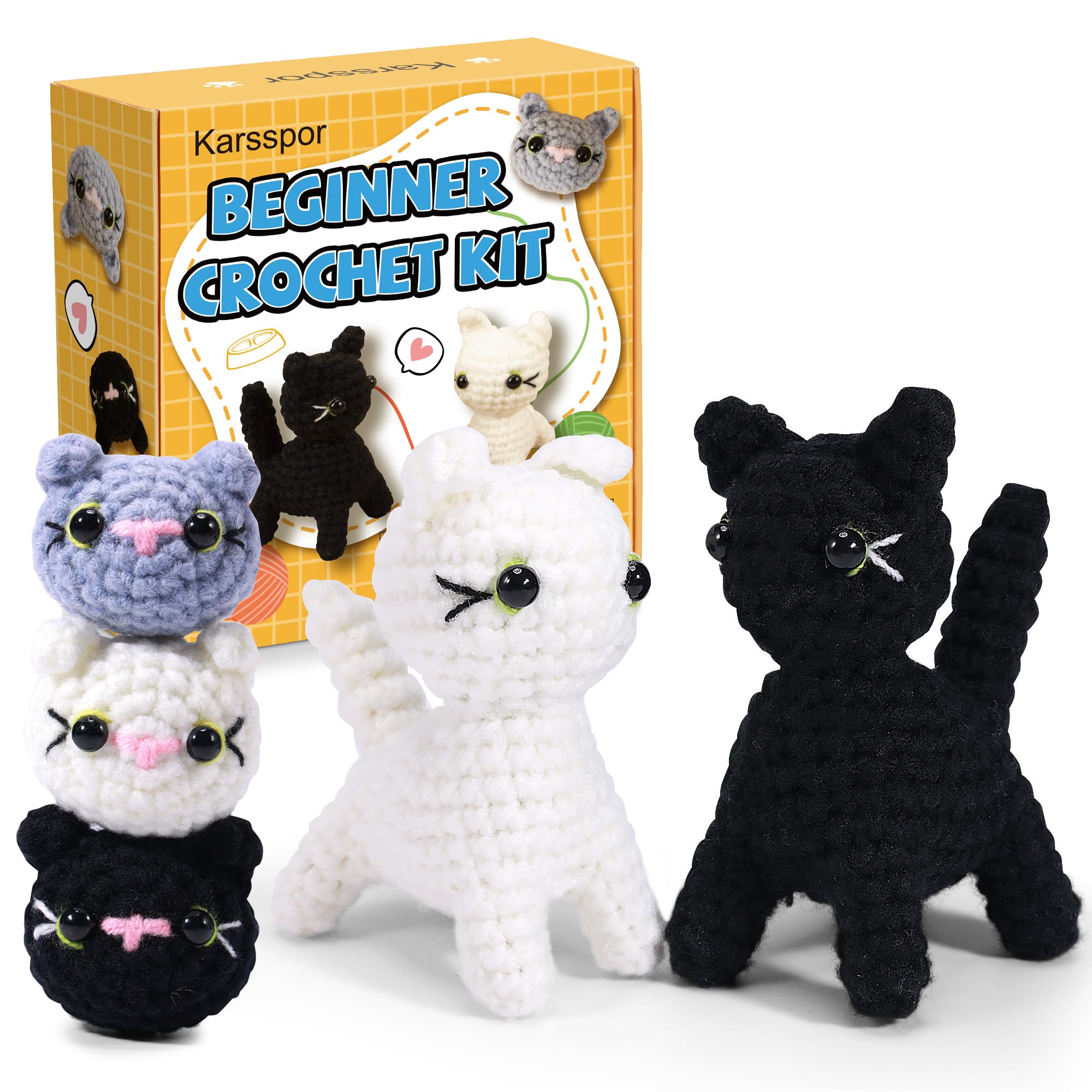 Kit Uncinetto Per Principianti - 40 Pezzi Con Ganci Ergonomici, Filati, Accessori E Tutorial Video - Foto 8