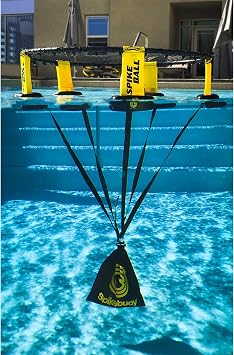 Spikeball Spikebuoy on Water Accessory Play in The Pool or at The Beach Use with Standard, Pro and Weekender Sets Includes Leg Floats and Anchor Bag