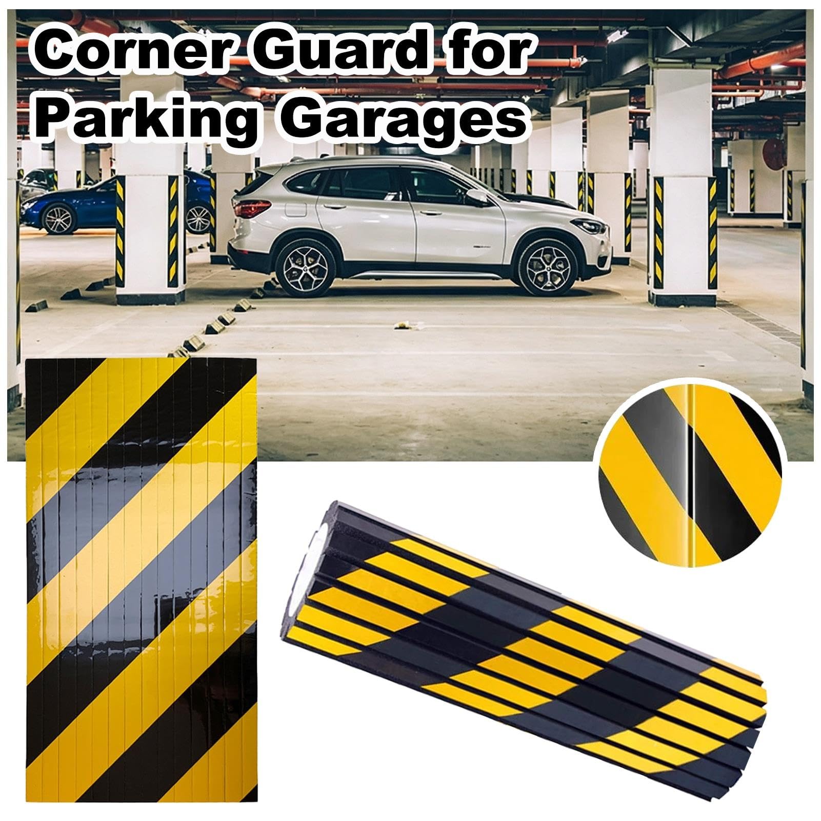 Protection Murale Cylindrique en Mousse EVA pour Garage, Amortisseur Chocs