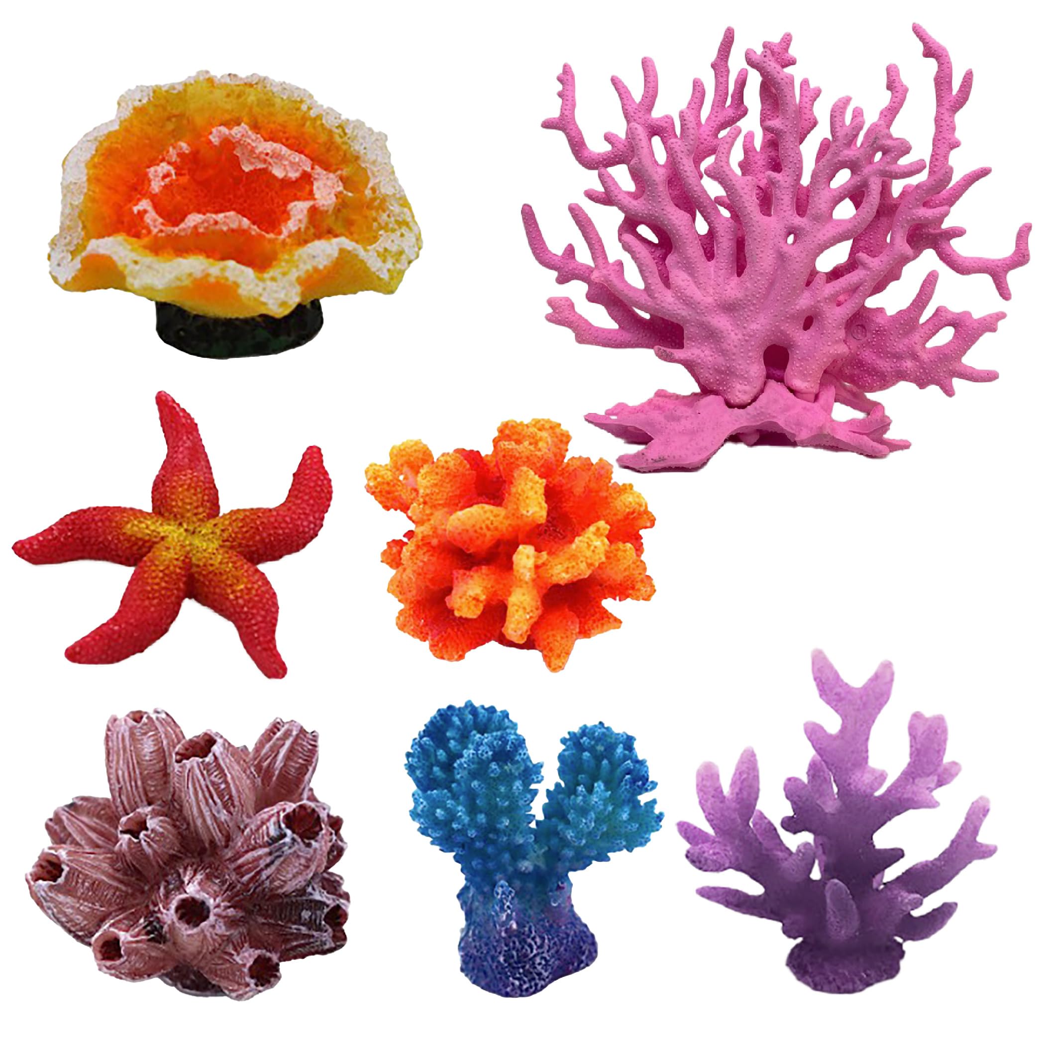 熱帯魚のオブジェ　７点セット 熱帯魚のオブジェ7点セット