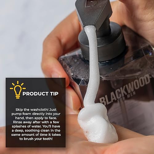 Miniatura 9 de Blackwood For Men Hydroblast Champú hidratante (17oz), gel de baño Pure Moisture (17oz), y BioNutruent espuma facial (4.45 onzas) paquete para