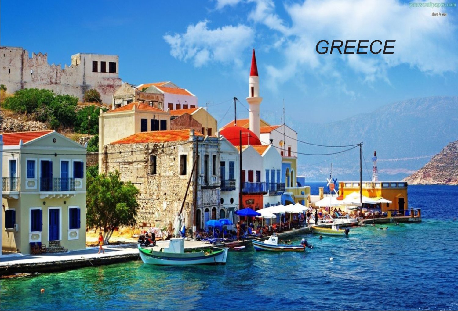 Greece Greek Fridge Refrigerator Magnets (1 Piece, Greece-A2)