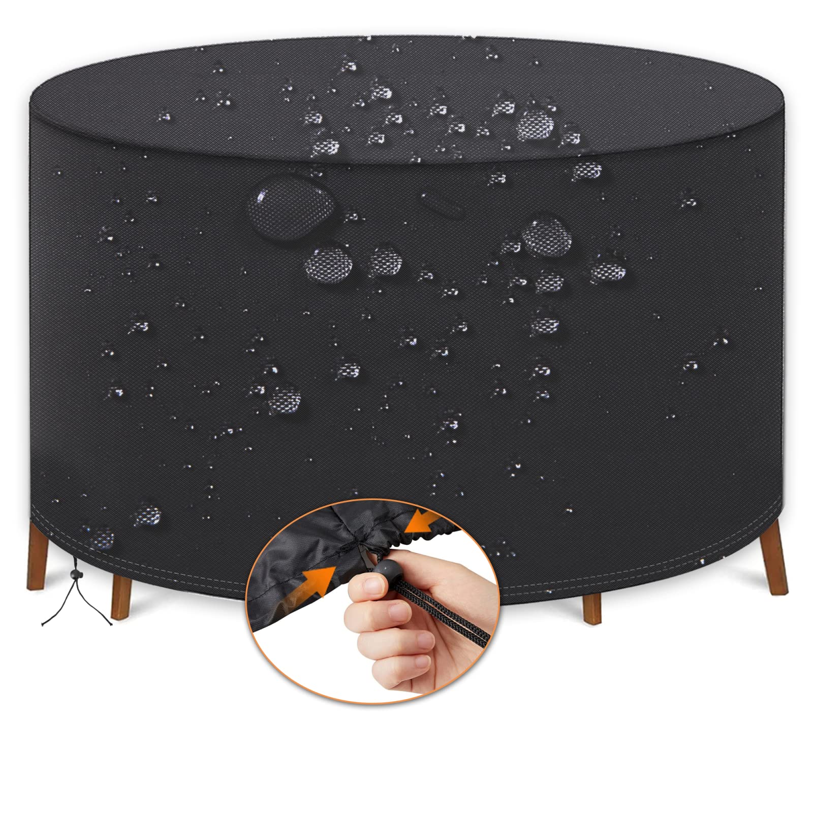 Housse de protection pour meuble de patio en polyester durable de haute qualité