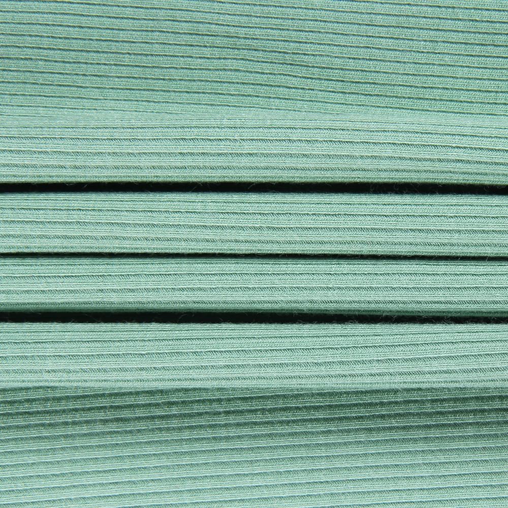 GEMBERA Womens Ribbed Long Sleeve Crewneck Casual Slim Basic Shirts Fitted Knit Tops - Image 6