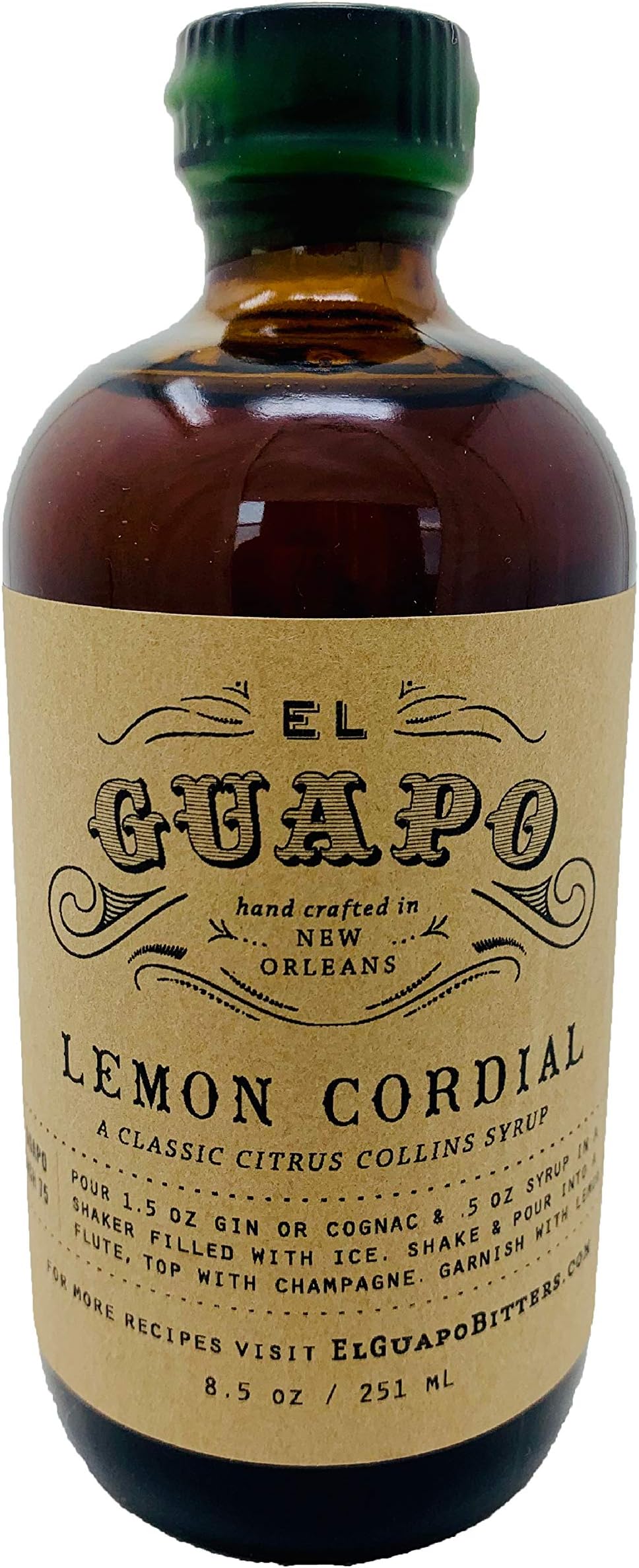 El Guapo Lemon Cordial (16.5oz)