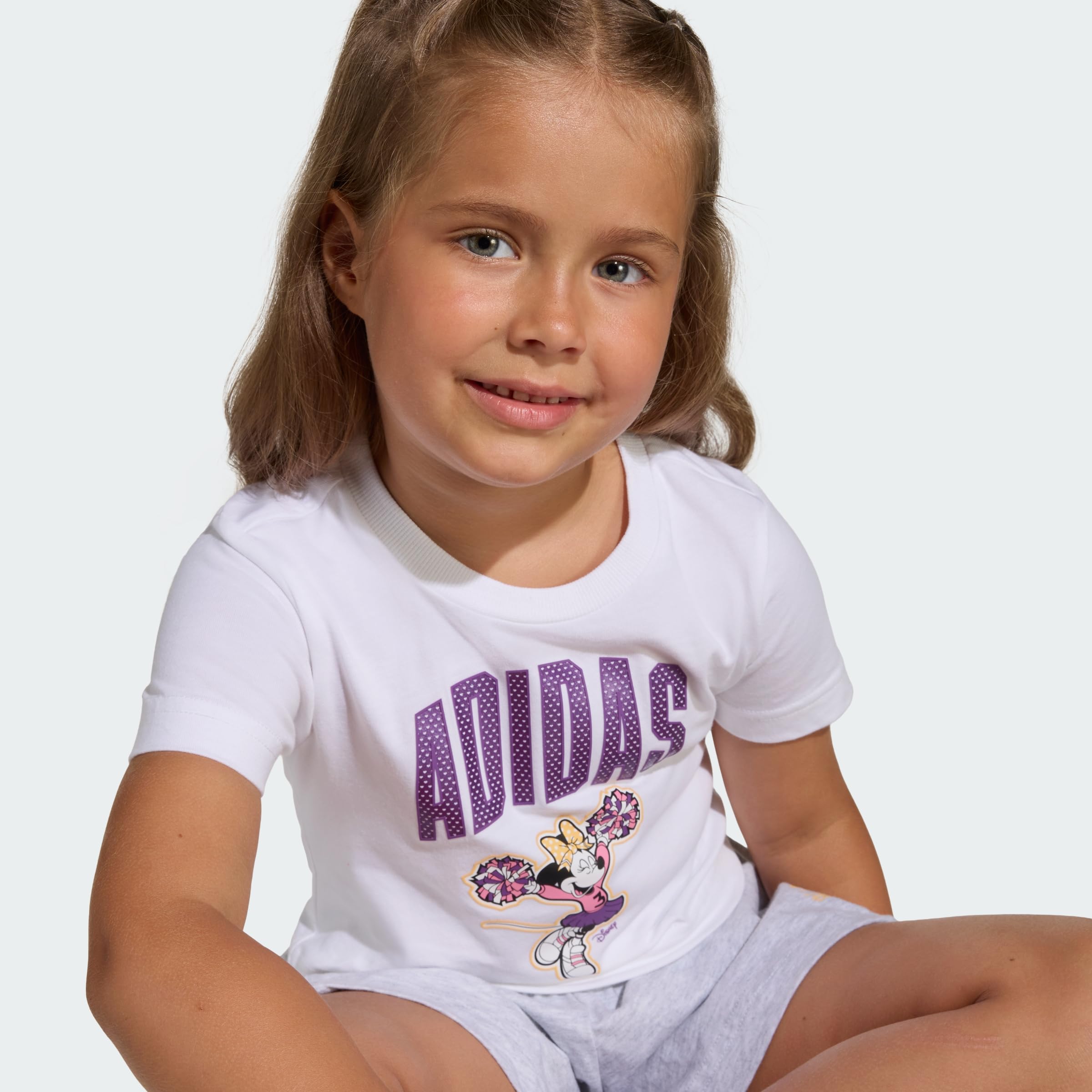 adidas Girl's CONJUNTO CON CAMISETA DISNEY MINNIE MOUSE