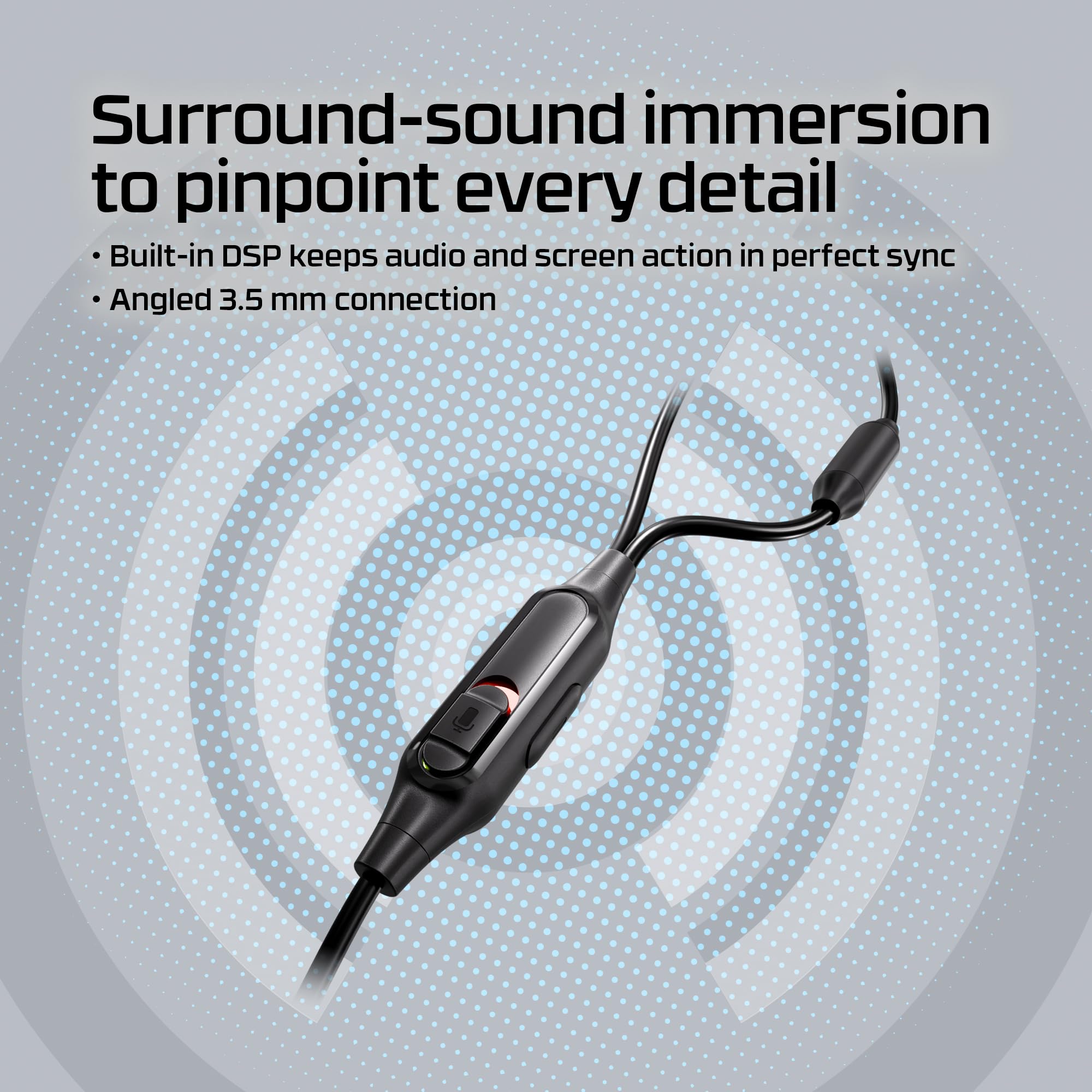 HyperX Cloud Earbuds III S - wieloplatformowy kabel USB, dźwięk przestrzenny, 4 rozmiary, mikrofon z redukcją szumów, czarny