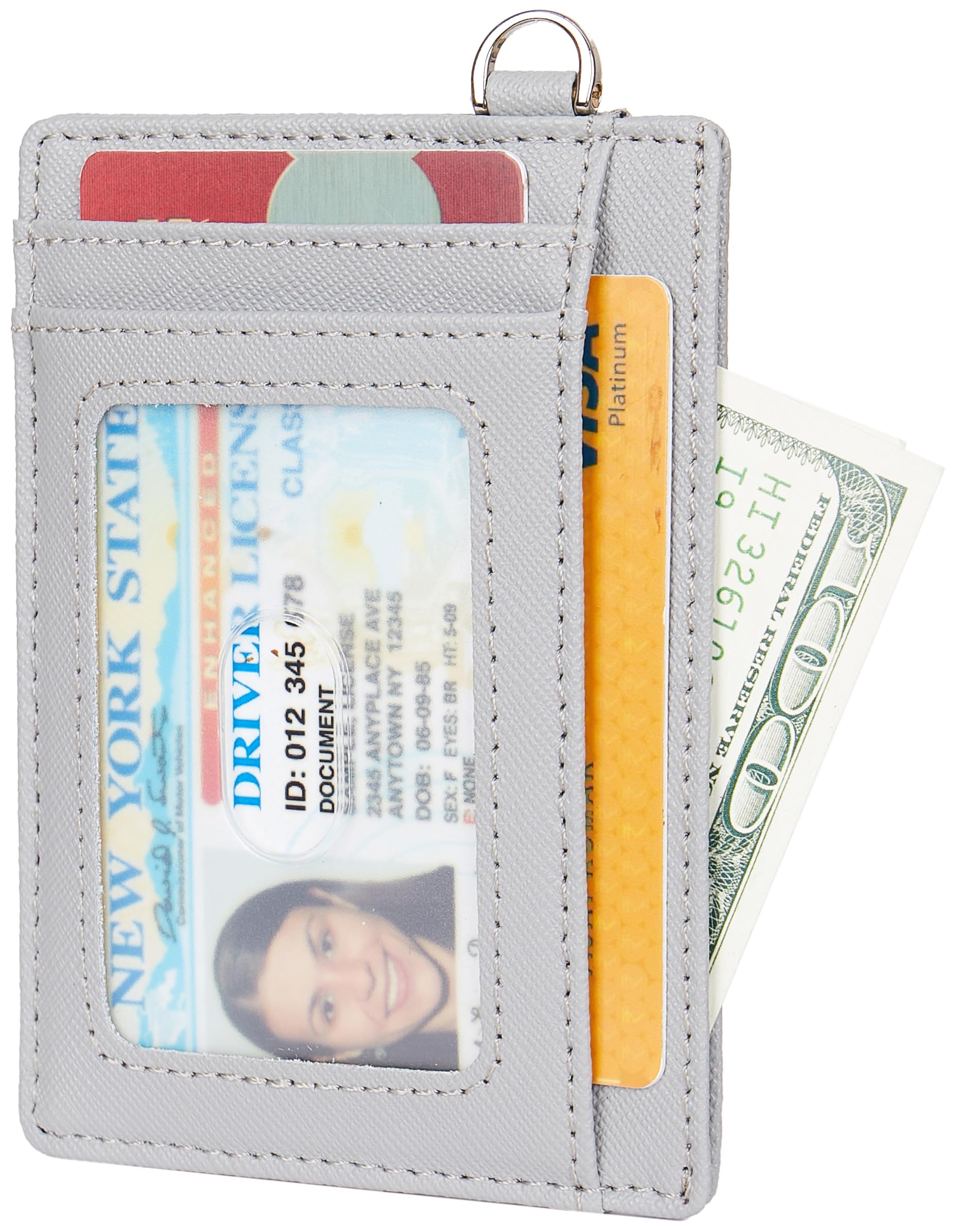 Nersunda Small RFID Blocking Minimalist Credit Card Holder Pocket Slim Wallets for Men Women