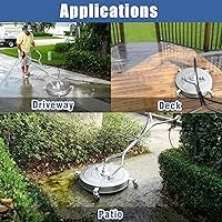 Vista 8 de janz Limpiador de superficies Pro de 24 pulgadas y varita telescópica Pro de 24 pies