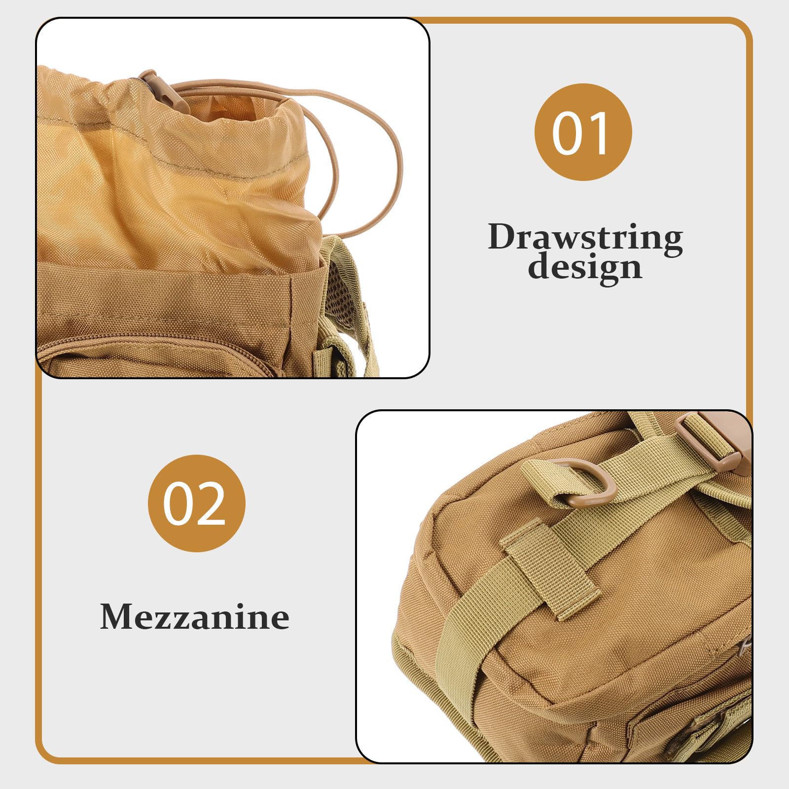 Riñonera para el Muslo: Bolsa para Pierna para Hombres y Mujeres - Bolsa para el Tanque de Motocicleta con Correa - Riñonera para Carreras, Ciclismo, equitación, Senderismo, Camping, Color