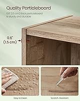 Vista 8 de VASAGLE Custos Collection - Bookshelf, 5-Tier Bookcase, Book Shelf, Open Storage Shelf, 9.4 x 23.6 x 52.8 Inches, for Living Room, Home Office