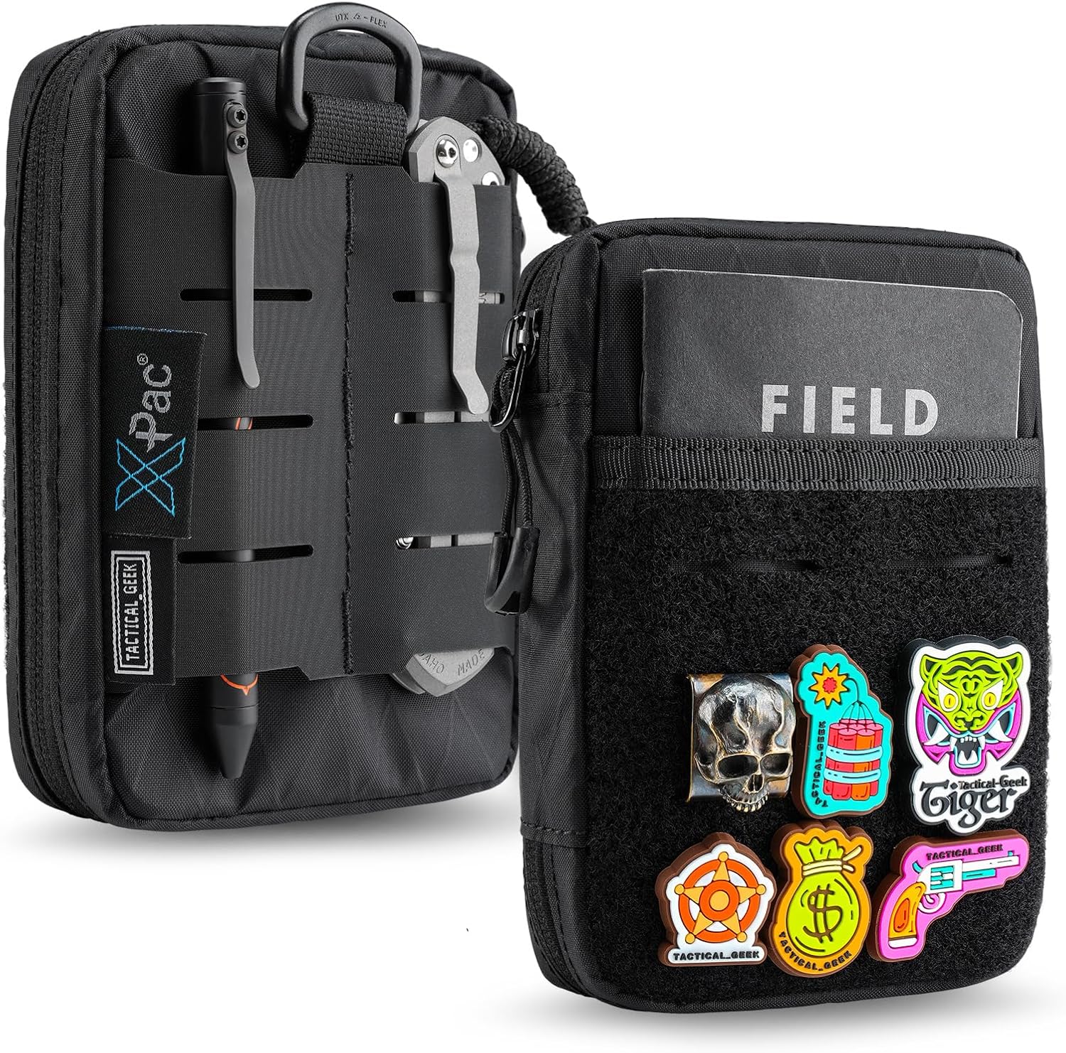 TACTICAL GEEK EDC Compact Waist Pocket Pouch, Men EDC Pouch