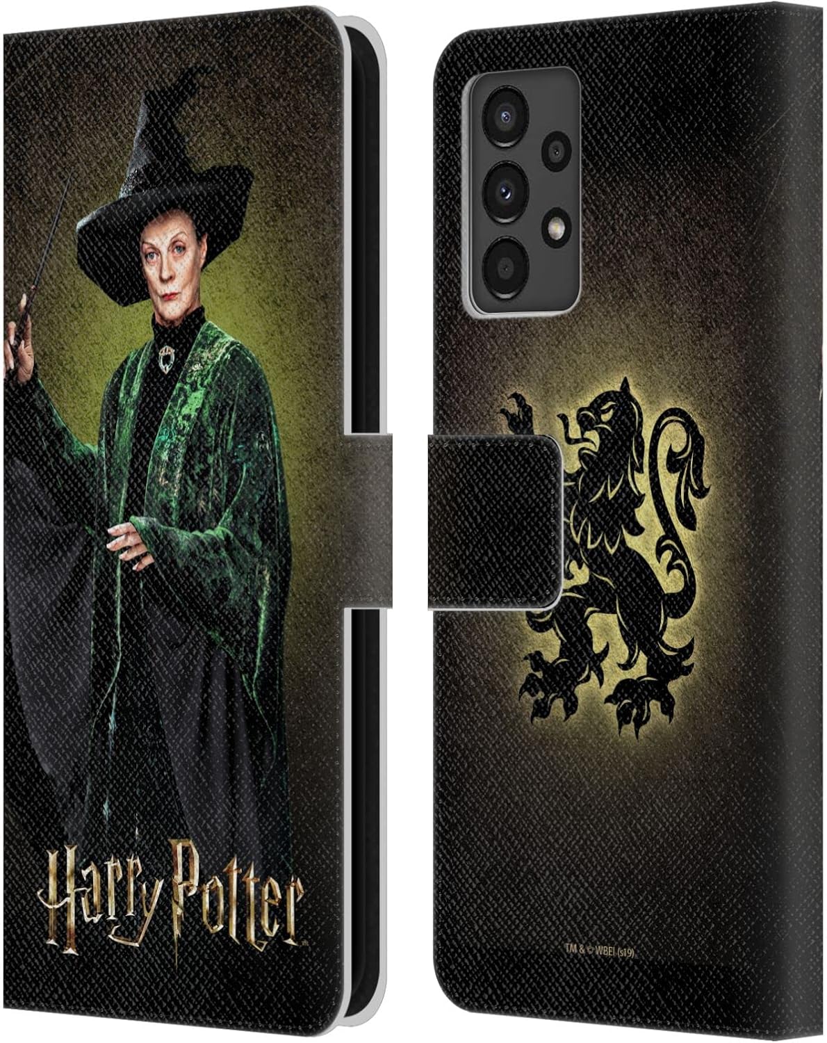 Head Case Designs Officially Licensed Harry Potter Minerva Mcgonagall Chamber of Secrets IV Leather Wallet Case Compatible with Samsung Galaxy A13 (2022)