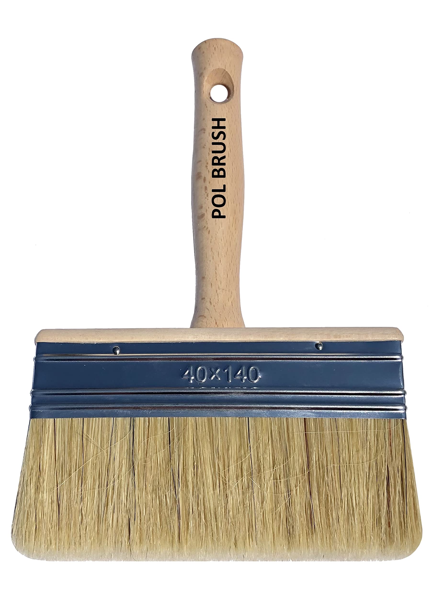 Buy 6 inch European Professional Stain Block Paint Brush Natural