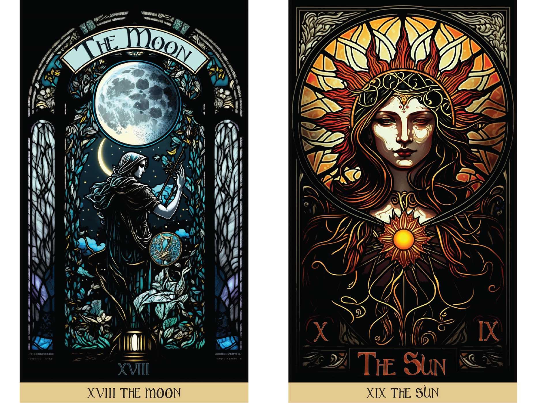 The Stained Glass Tarot: An Illuminated Journey through the Cards