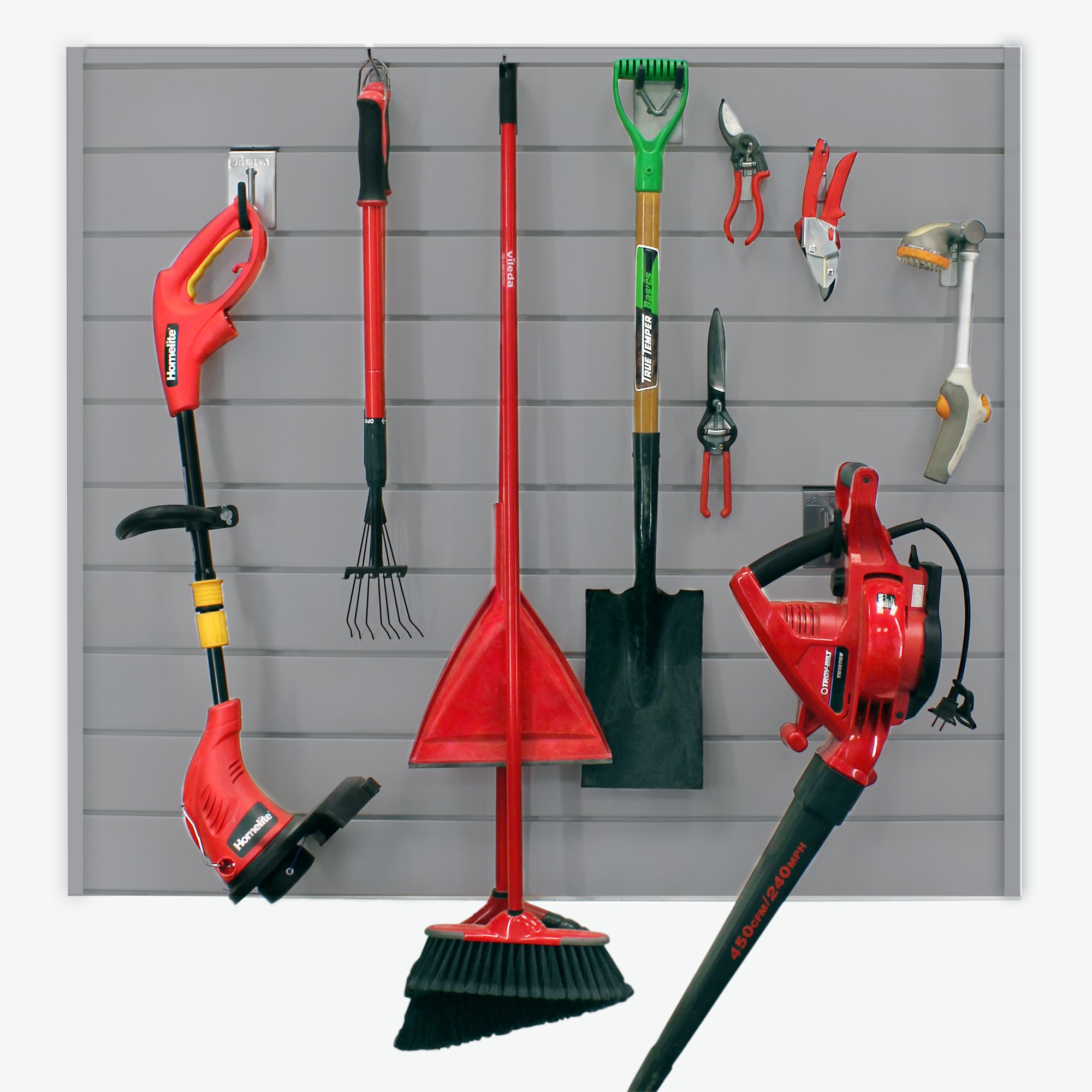 Proslat 88106 Heavy Duty PVC Slatwall Garage Organizer