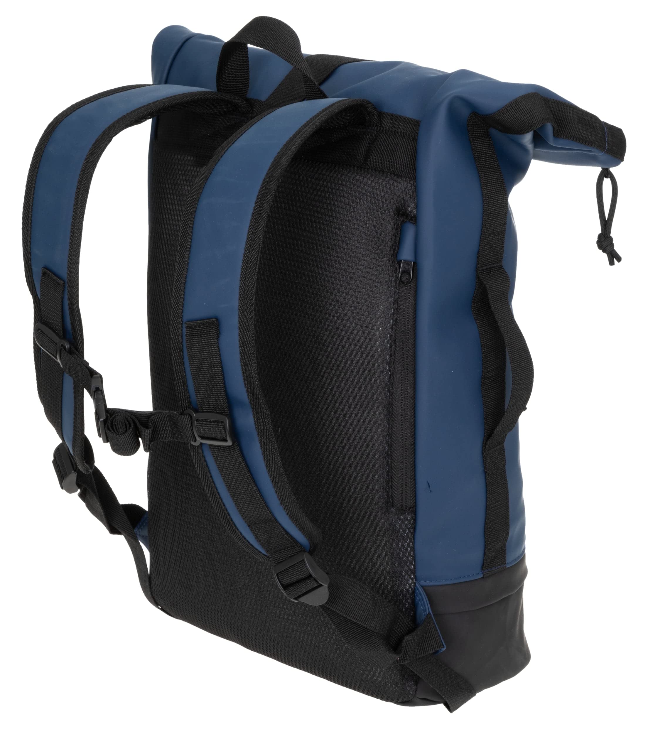 Elephant Rucksack Herren Damen Plane Time Bag COMP Fahrradrucksack Kurierrucksack Roll-Top A4 mit Laptopfach, Bodenfach 12823 + Flasche