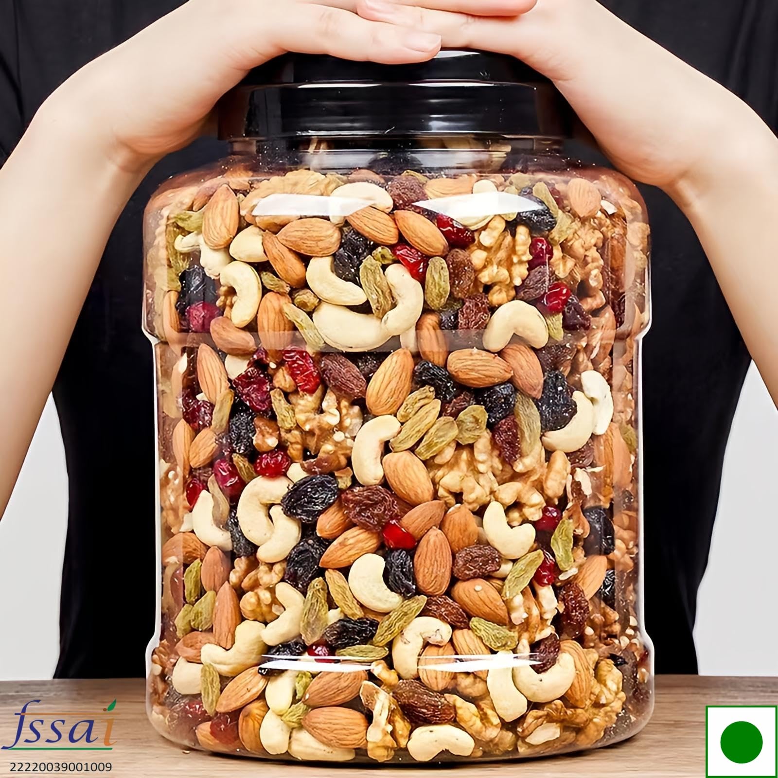 FreshoCartz Mix Dry Fruits | Dry Fruits Mix | Assorted Nuts and Dry Fruits (Almonds, Cashews, Apricots, Raisins, Walnuts, Mixed Fruits and Berries) (250gm (Pack of 1), Mix Nuts)