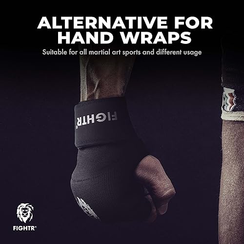 Miniatura 5 de FIGHTR Guantes interiores de gel de alta calidad, envoltura rápida y más estabilidad  Vendas de gel para boxeo, artes marciales, artes marciales y
