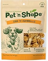 Vista 15 de Pet 'n Shape Duck 'n Rice Dumbbells Treats para Perros - 3 onzas