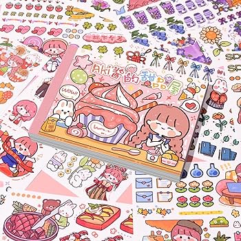 Amazon | かわいい手帳ステッカー 手帳 ステッカー かわいい