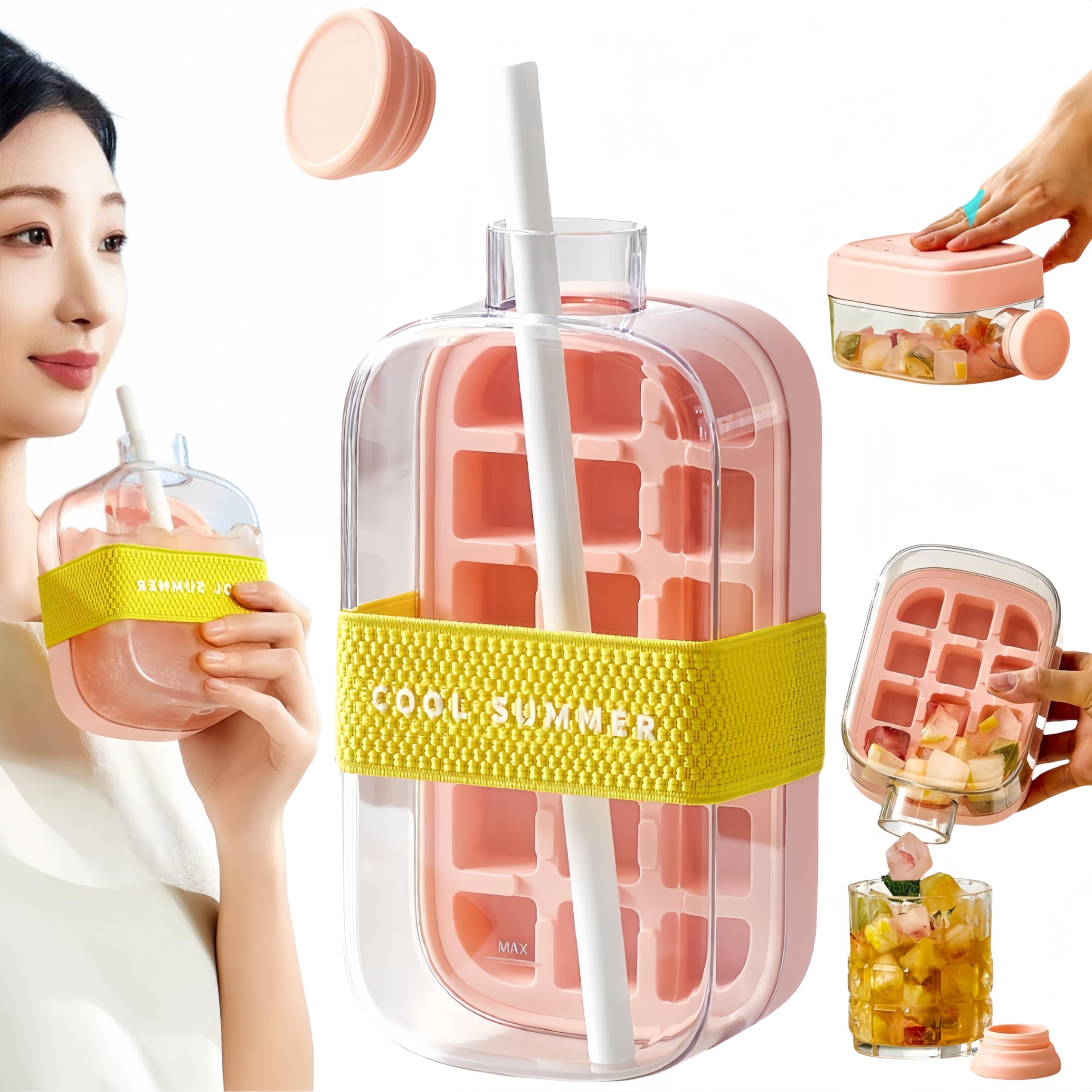 Amazon | Korekaou【2025最新】氷 水筒 製氷ボトル 製氷機 氷作る容器