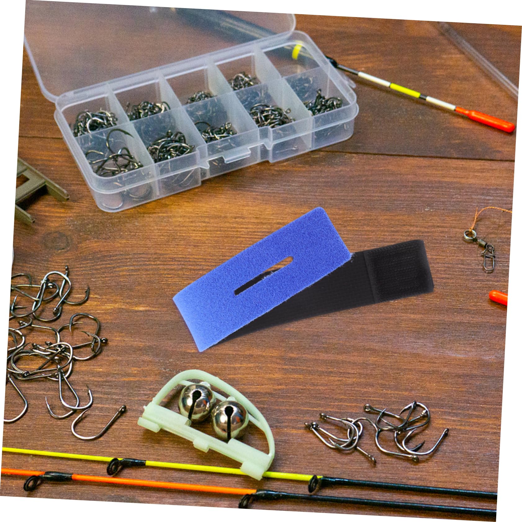 Abaodam 2sets Fishing Pole Carrier Pole Wraps Straps Effortless Carrying for All Anglers 6pcs*2