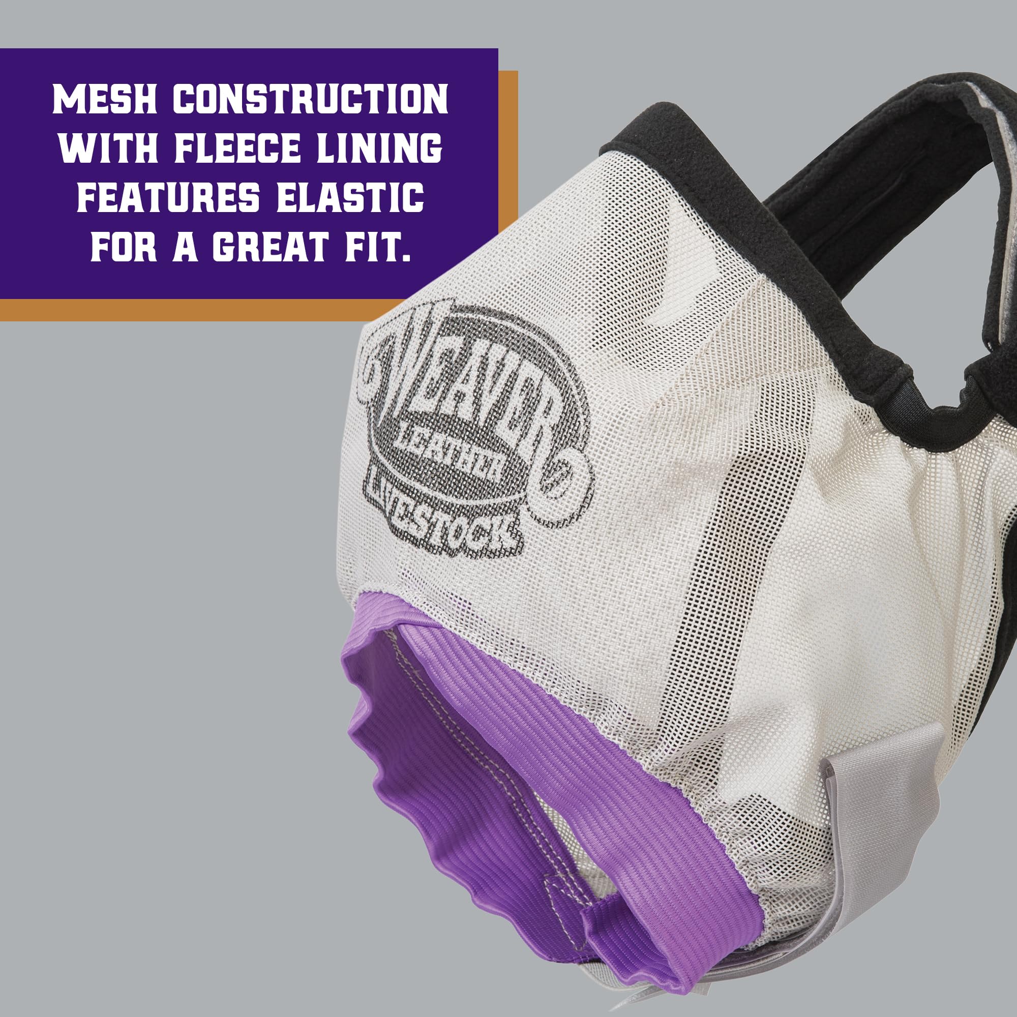 Weaver Leather Livestock Cattle Fly Mask